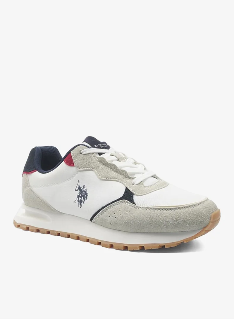 Men's White Classic Low-Top Sneakers,Lightweight Casual Shoes for Everyday Style